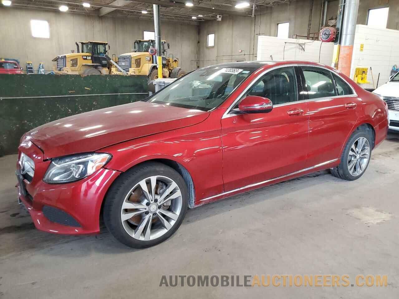 55SWF4KB3HU186613 MERCEDES-BENZ C-CLASS 2017