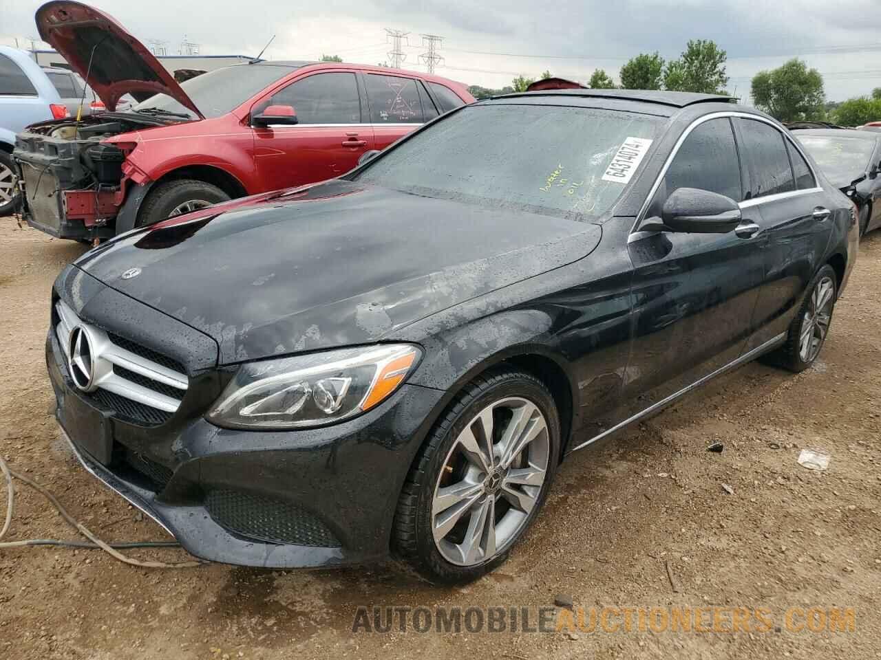 55SWF4KB3JU243821 MERCEDES-BENZ C-CLASS 2018