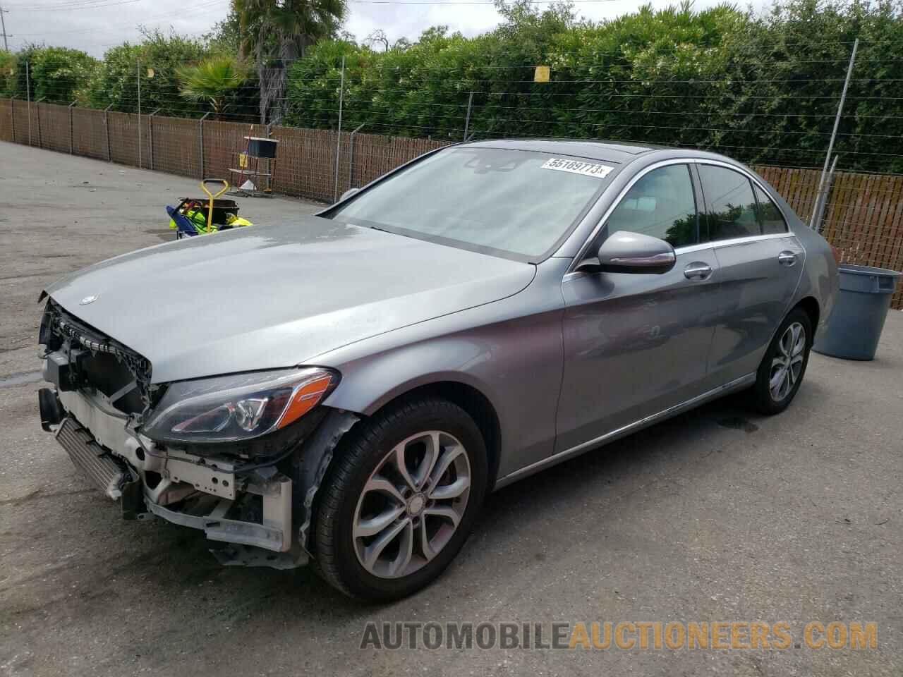 55SWF4KB4FU007167 MERCEDES-BENZ C-CLASS 2015