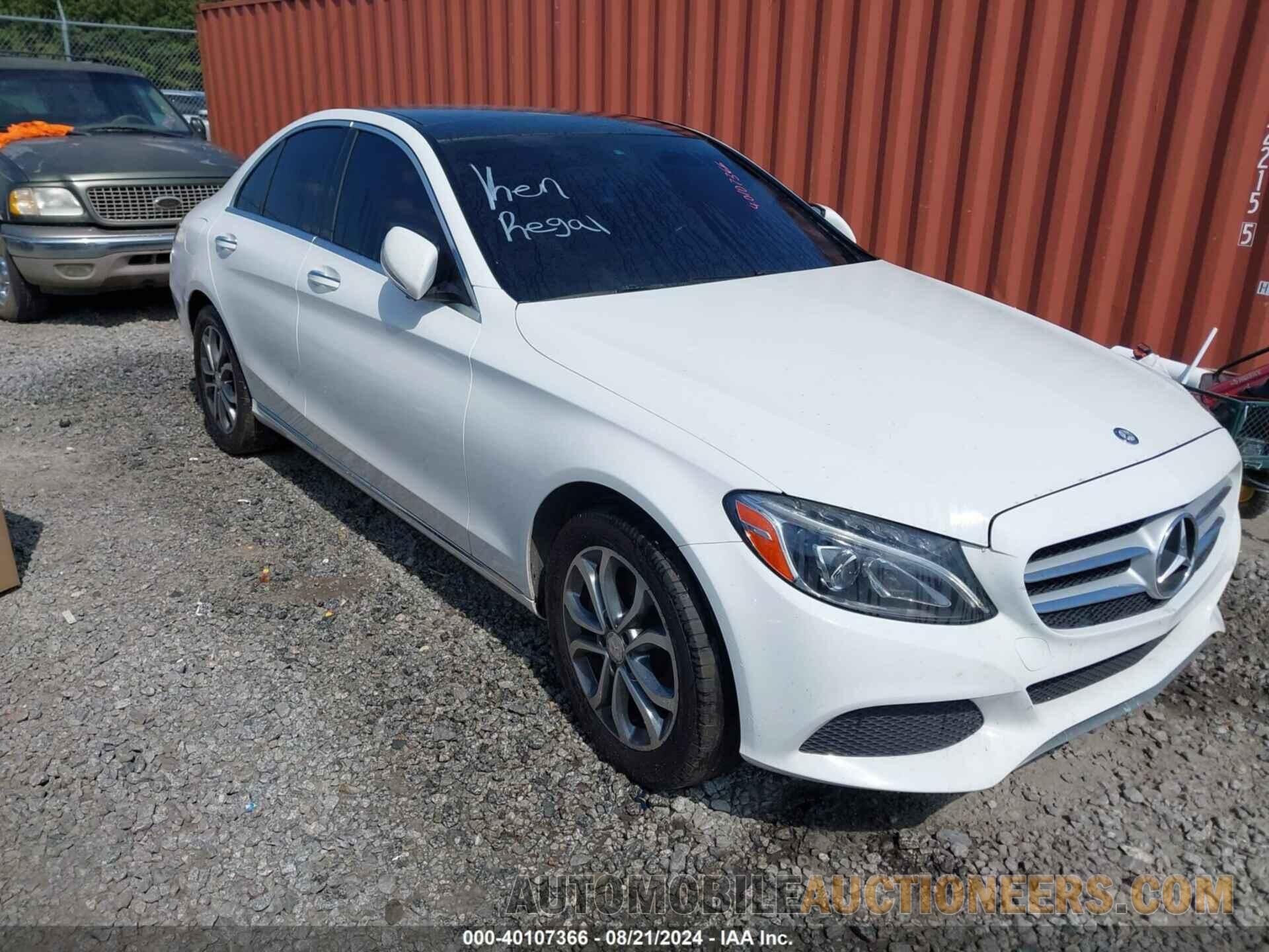 55SWF4KB4FU014717 MERCEDES-BENZ C 300 2015