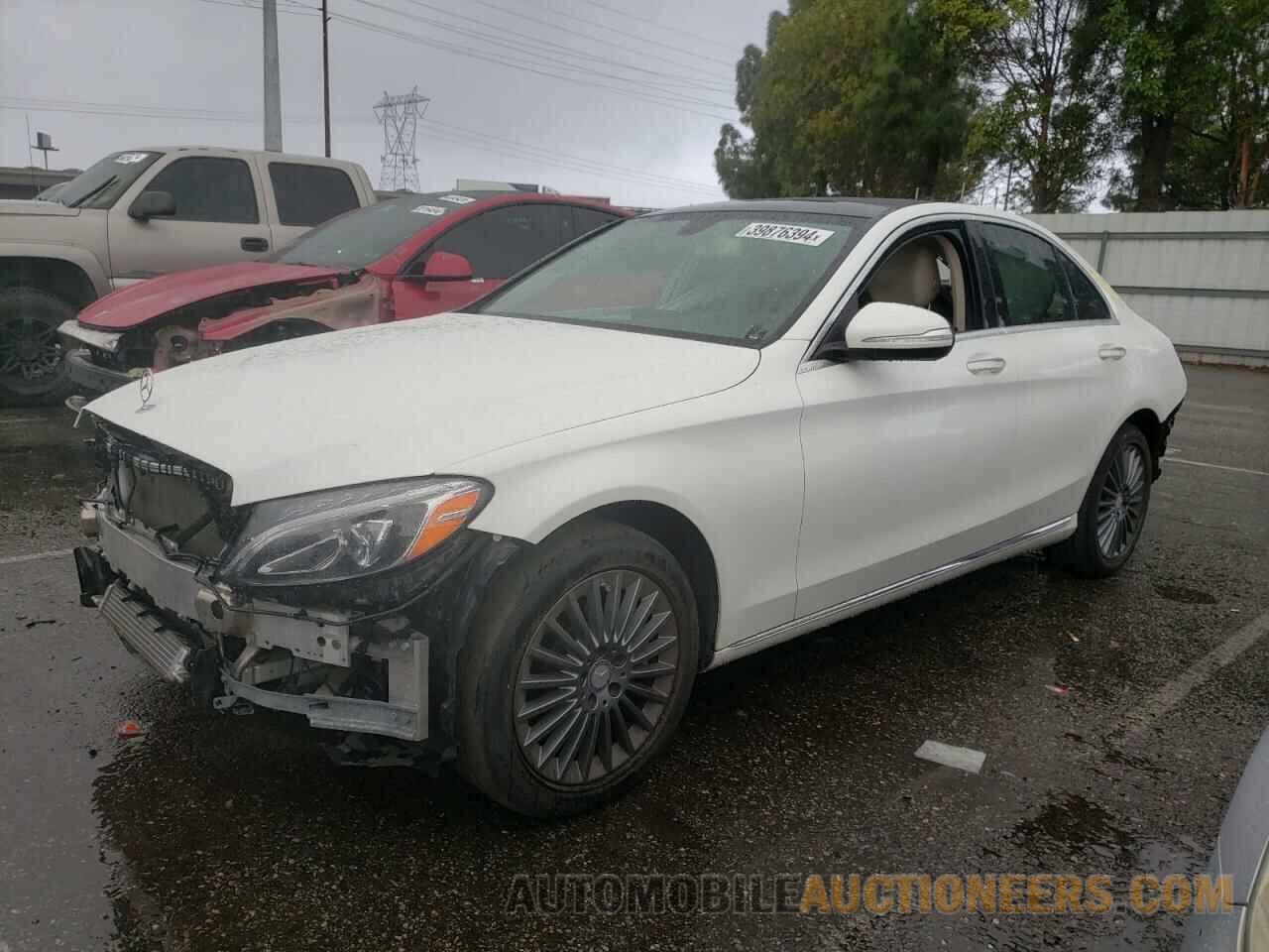 55SWF4KB4FU023059 MERCEDES-BENZ C-CLASS 2015