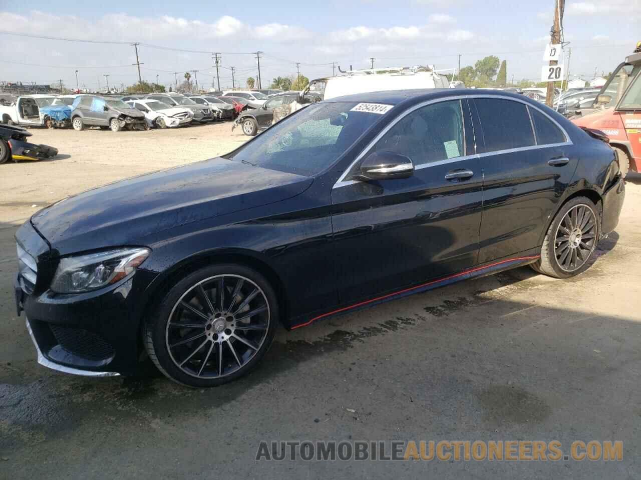 55SWF4KB4FU027466 MERCEDES-BENZ C-CLASS 2015