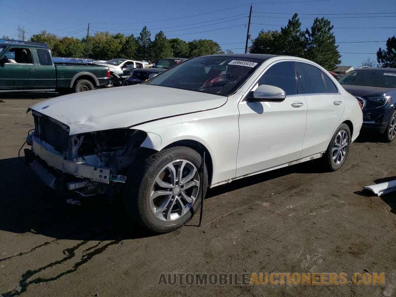 55SWF4KB4FU027502 MERCEDES-BENZ C-CLASS 2015