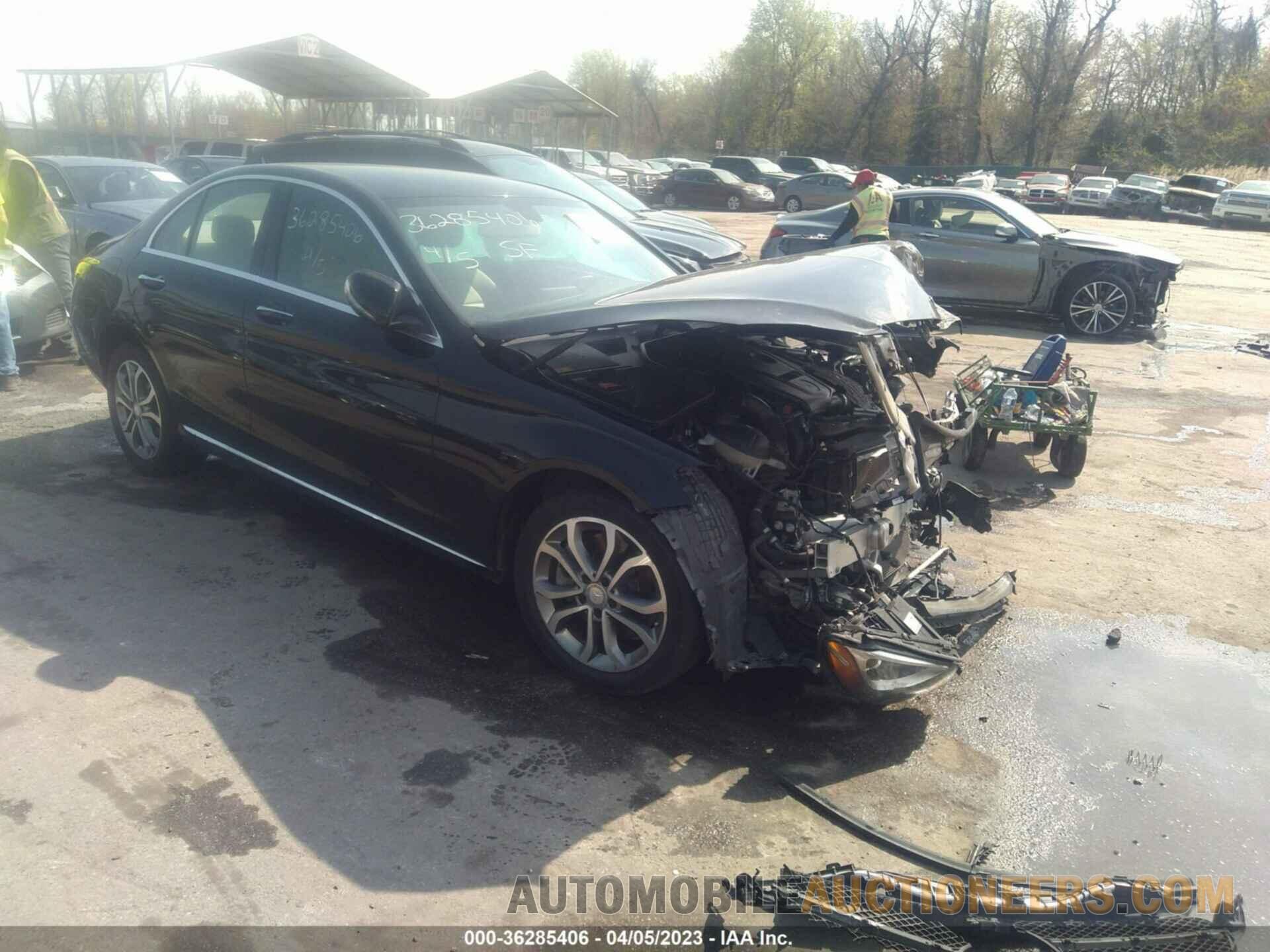 55SWF4KB4FU028214 MERCEDES-BENZ C-CLASS 2015