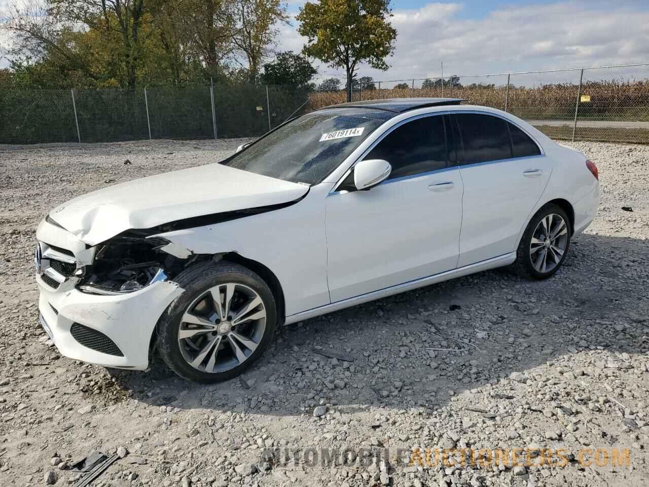 55SWF4KB4FU028892 MERCEDES-BENZ C-CLASS 2015