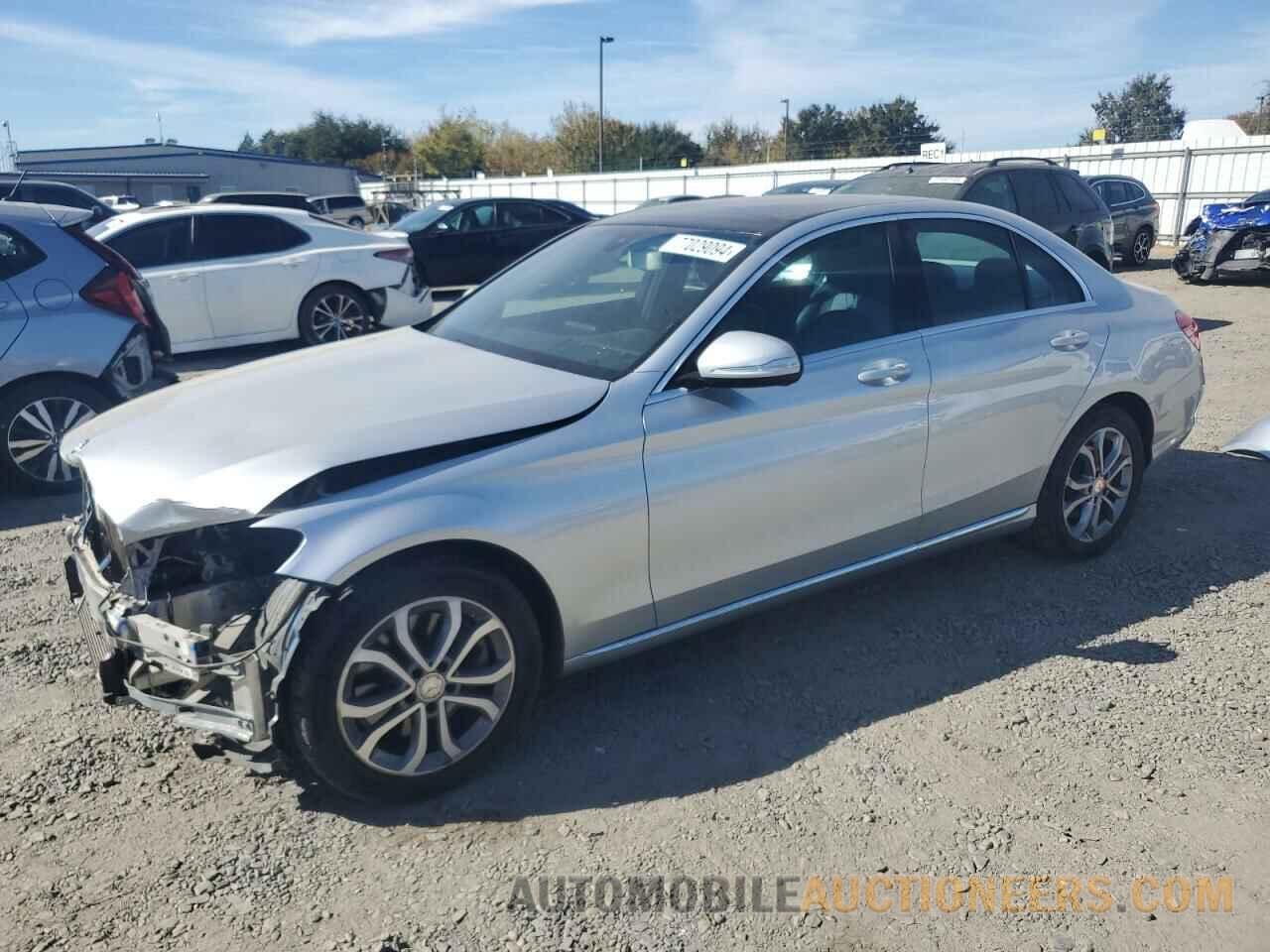 55SWF4KB4FU030741 MERCEDES-BENZ C-CLASS 2015