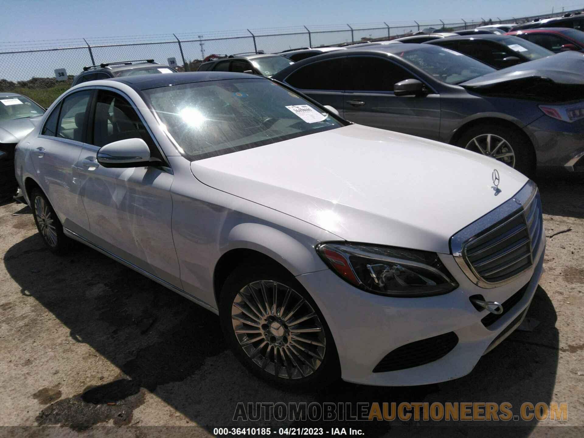 55SWF4KB4FU033543 MERCEDES-BENZ C-CLASS 2015