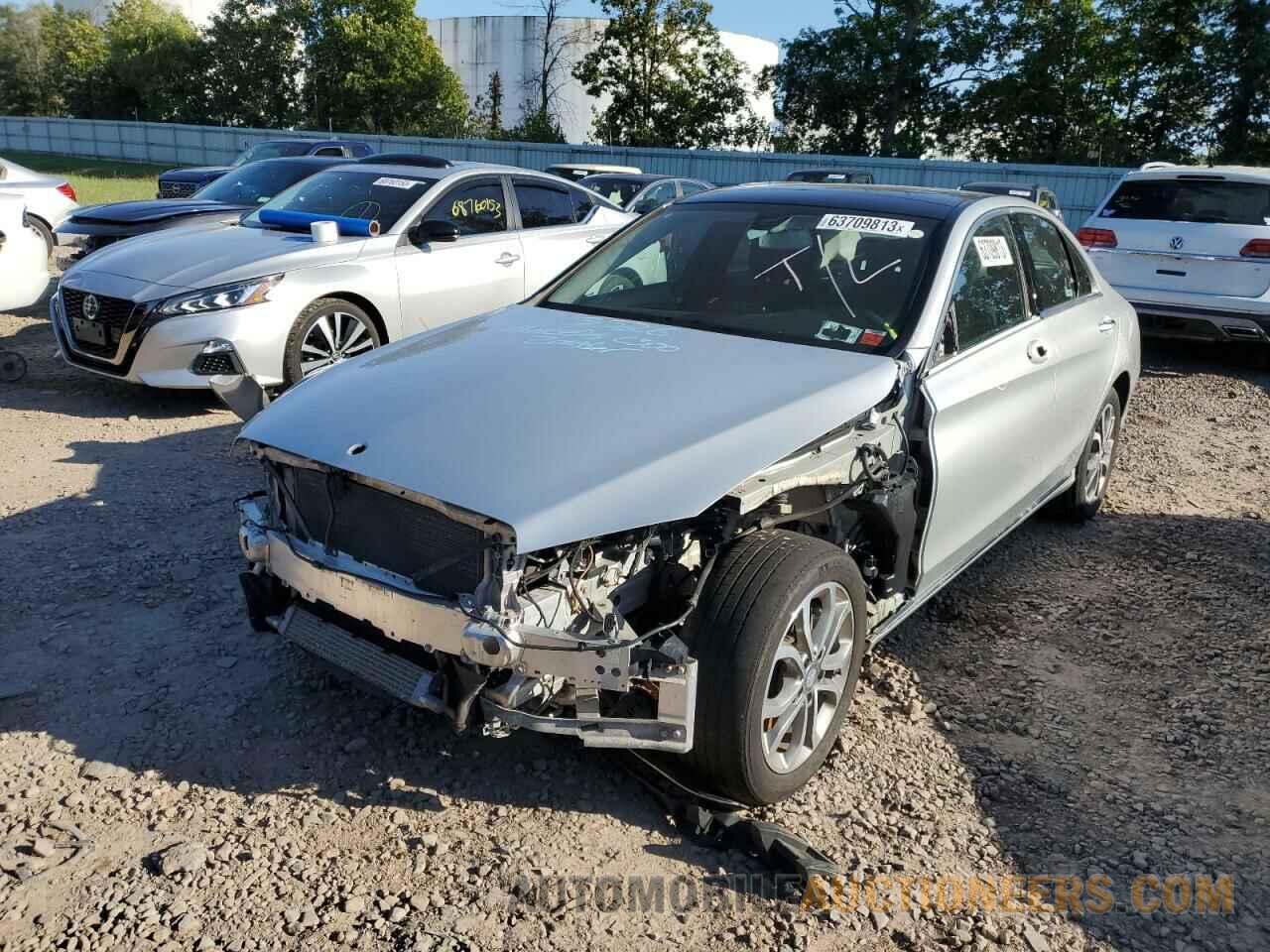 55SWF4KB4FU037303 MERCEDES-BENZ C-CLASS 2015