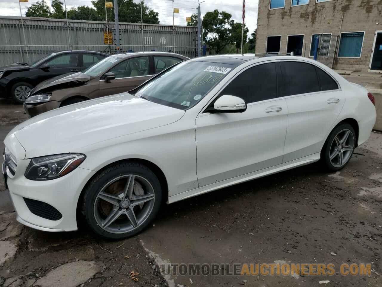 55SWF4KB4FU039519 MERCEDES-BENZ C-CLASS 2015