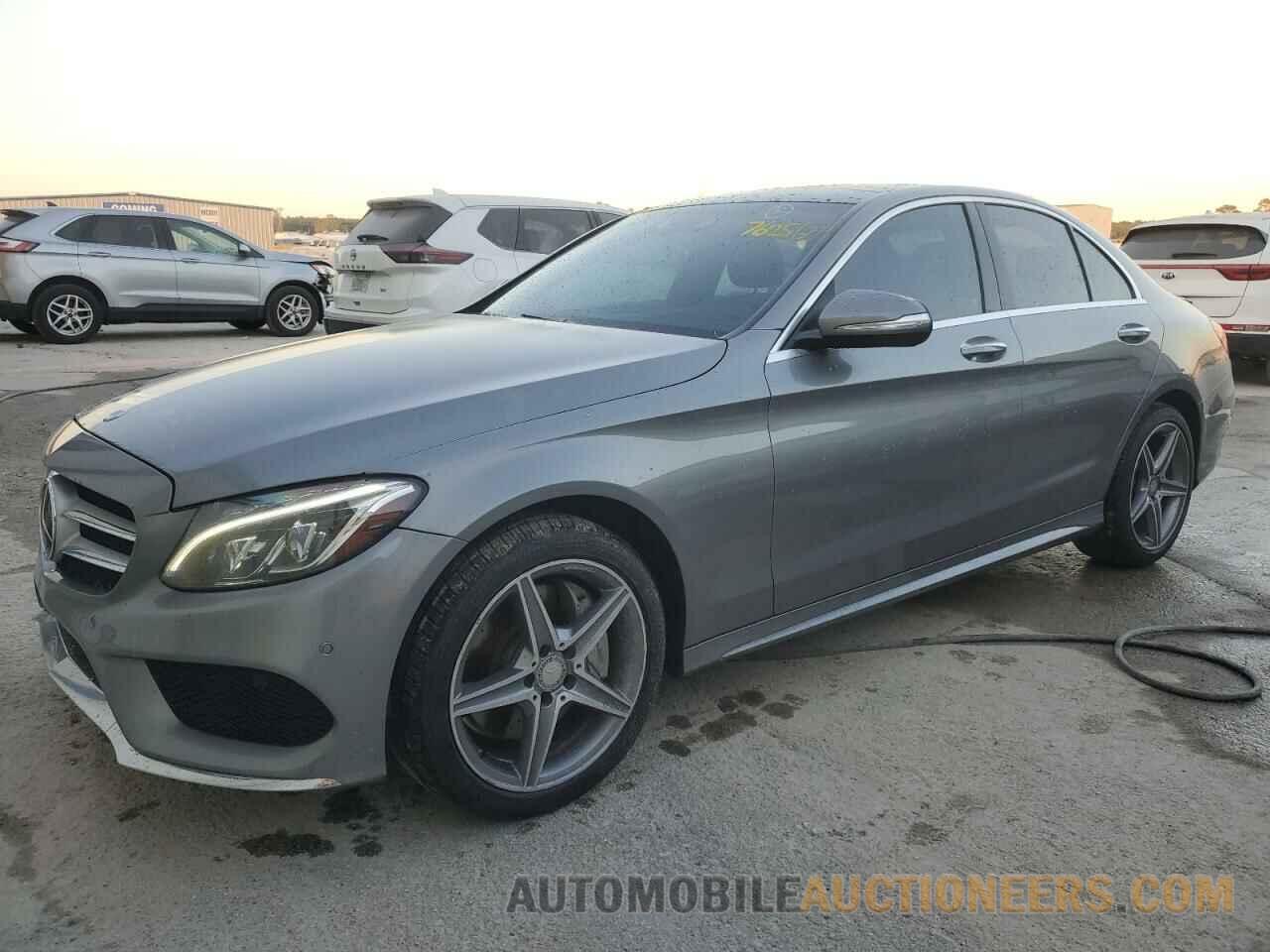 55SWF4KB4FU047619 MERCEDES-BENZ C-CLASS 2015