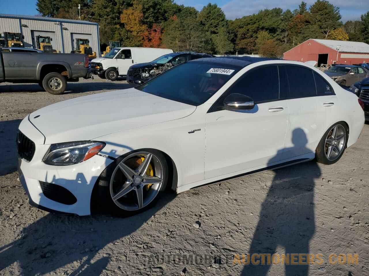 55SWF4KB4FU062735 MERCEDES-BENZ C-CLASS 2015