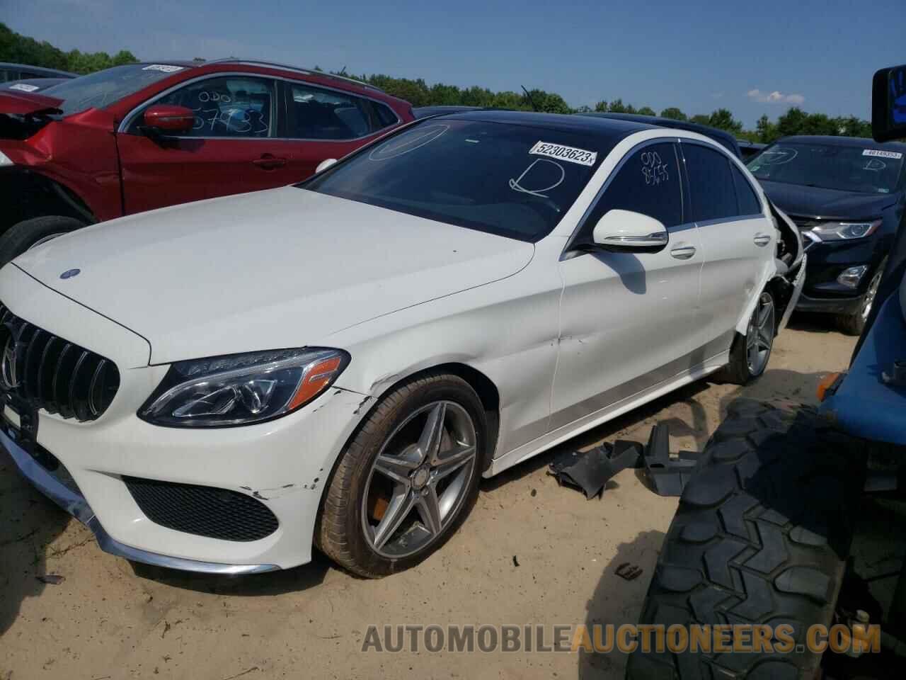 55SWF4KB4FU070141 MERCEDES-BENZ C-CLASS 2015