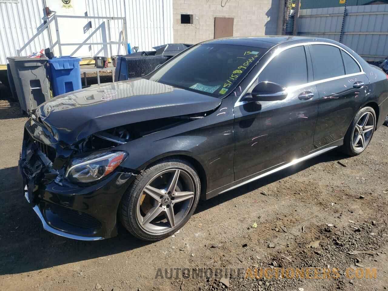 55SWF4KB4FU092818 MERCEDES-BENZ C-CLASS 2015