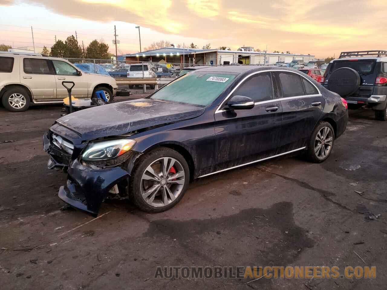 55SWF4KB4FU095749 MERCEDES-BENZ C-CLASS 2015