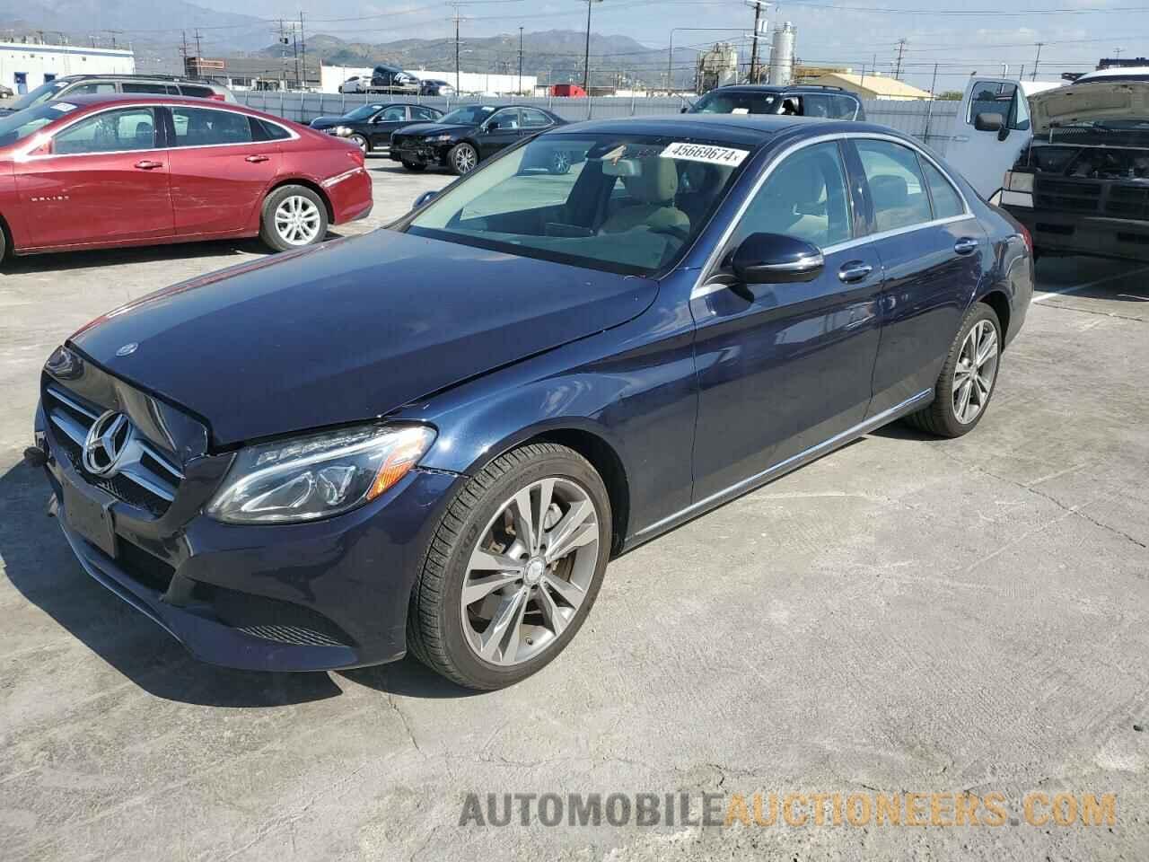 55SWF4KB4GU163825 MERCEDES-BENZ C-CLASS 2016