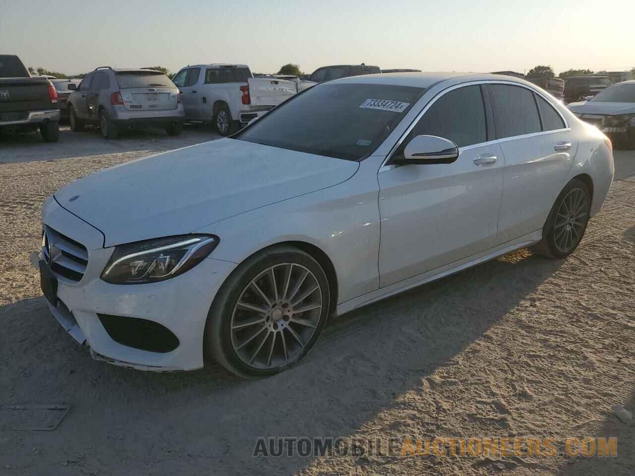 55SWF4KB4GU173304 MERCEDES-BENZ C-CLASS 2016