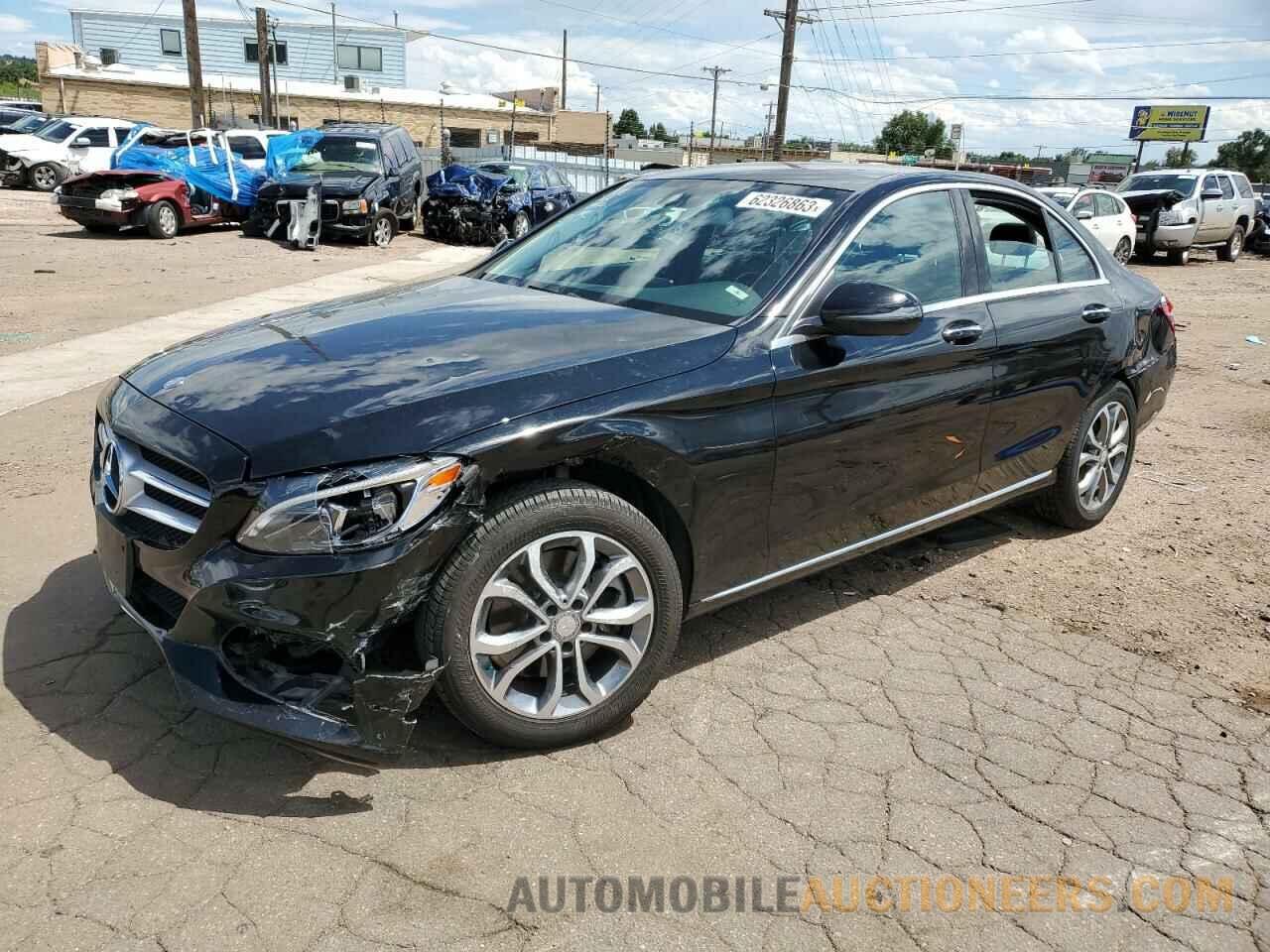 55SWF4KB4HU188077 MERCEDES-BENZ C-CLASS 2017