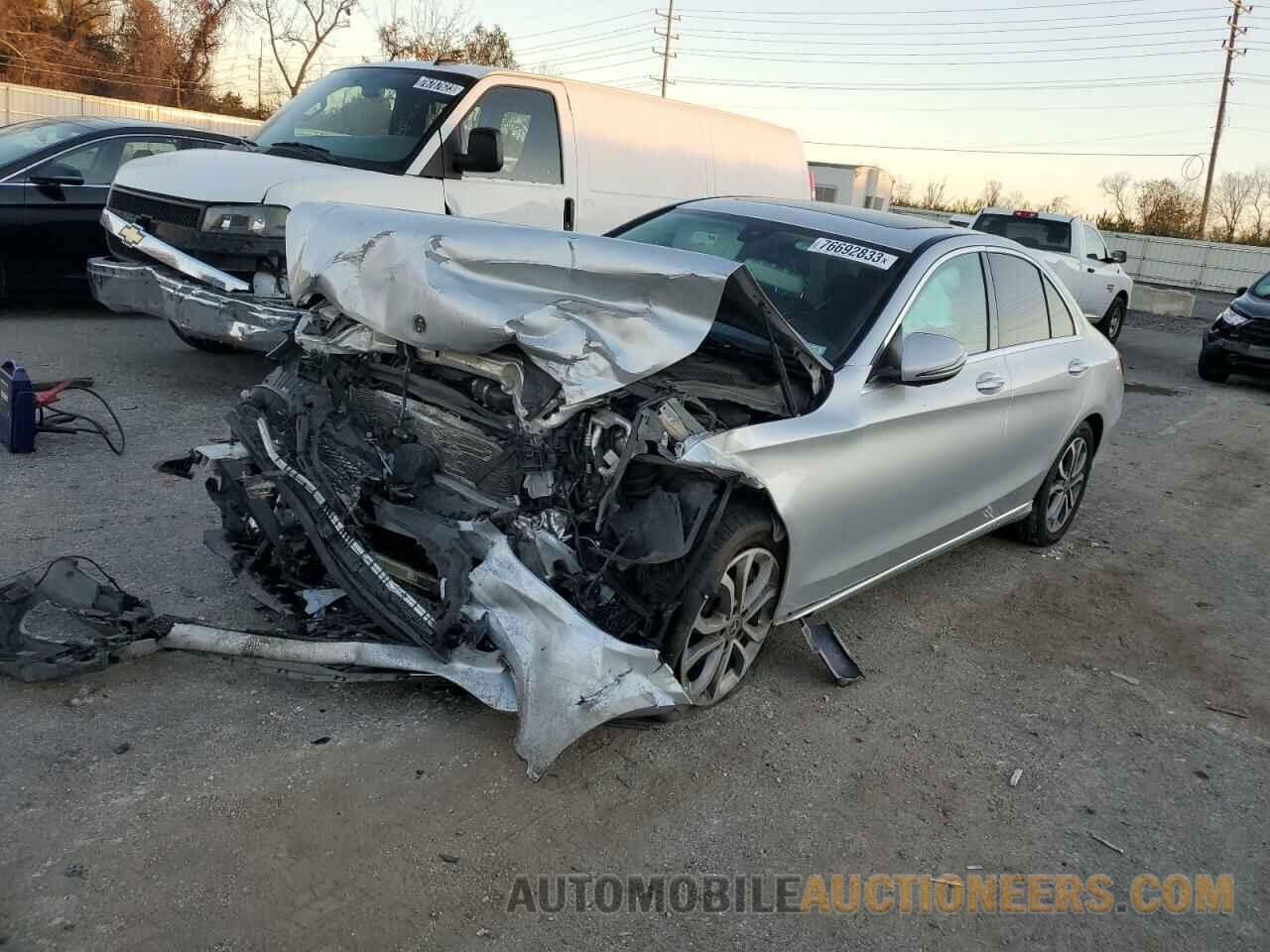 55SWF4KB4JU244749 MERCEDES-BENZ C-CLASS 2018