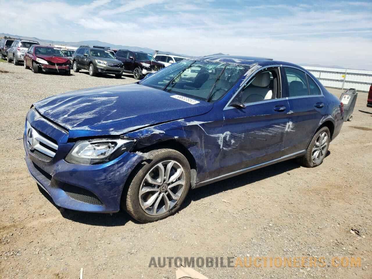 55SWF4KB4JU251636 MERCEDES-BENZ C-CLASS 2018