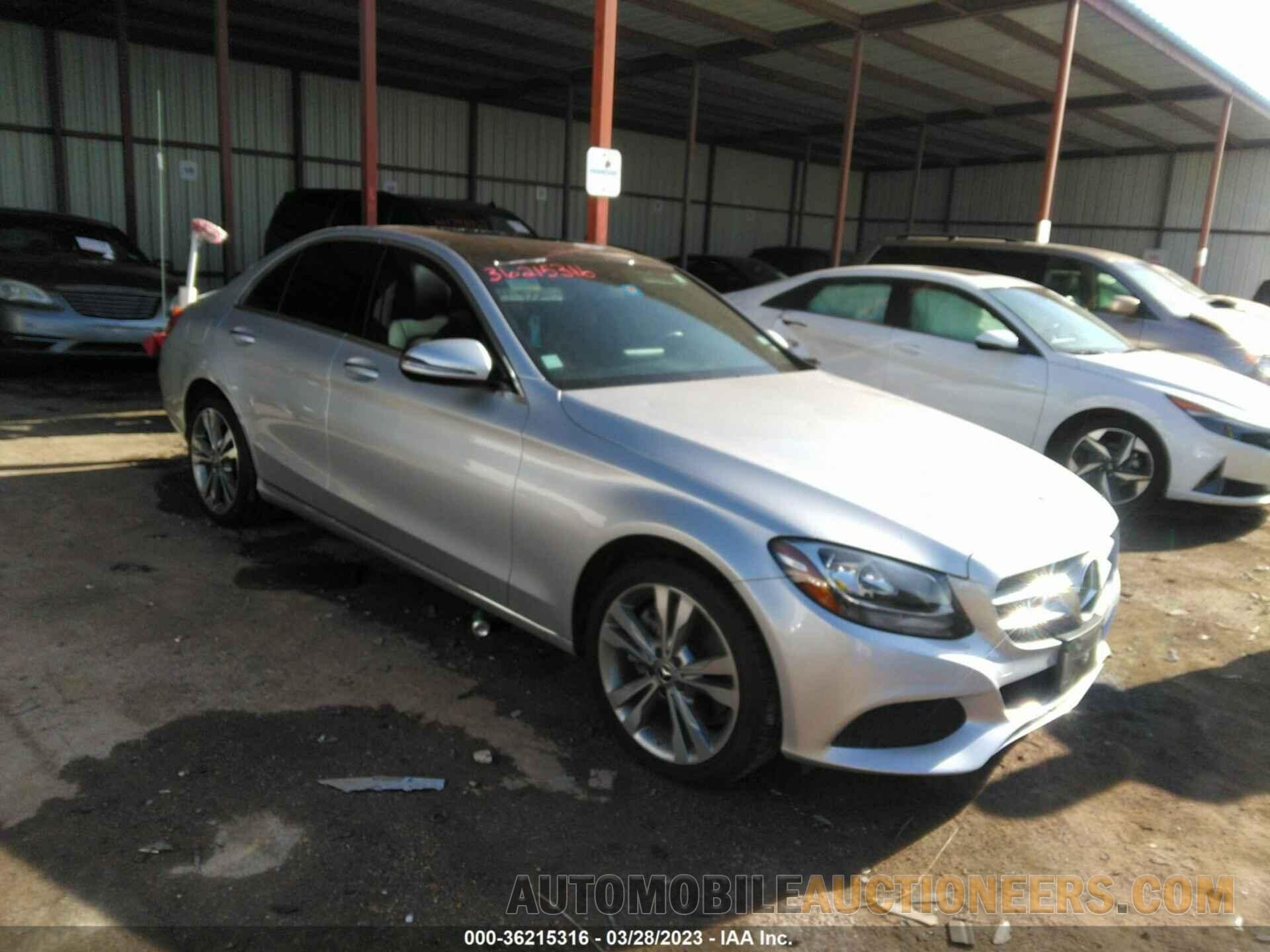 55SWF4KB4JU268775 MERCEDES-BENZ C-CLASS 2018