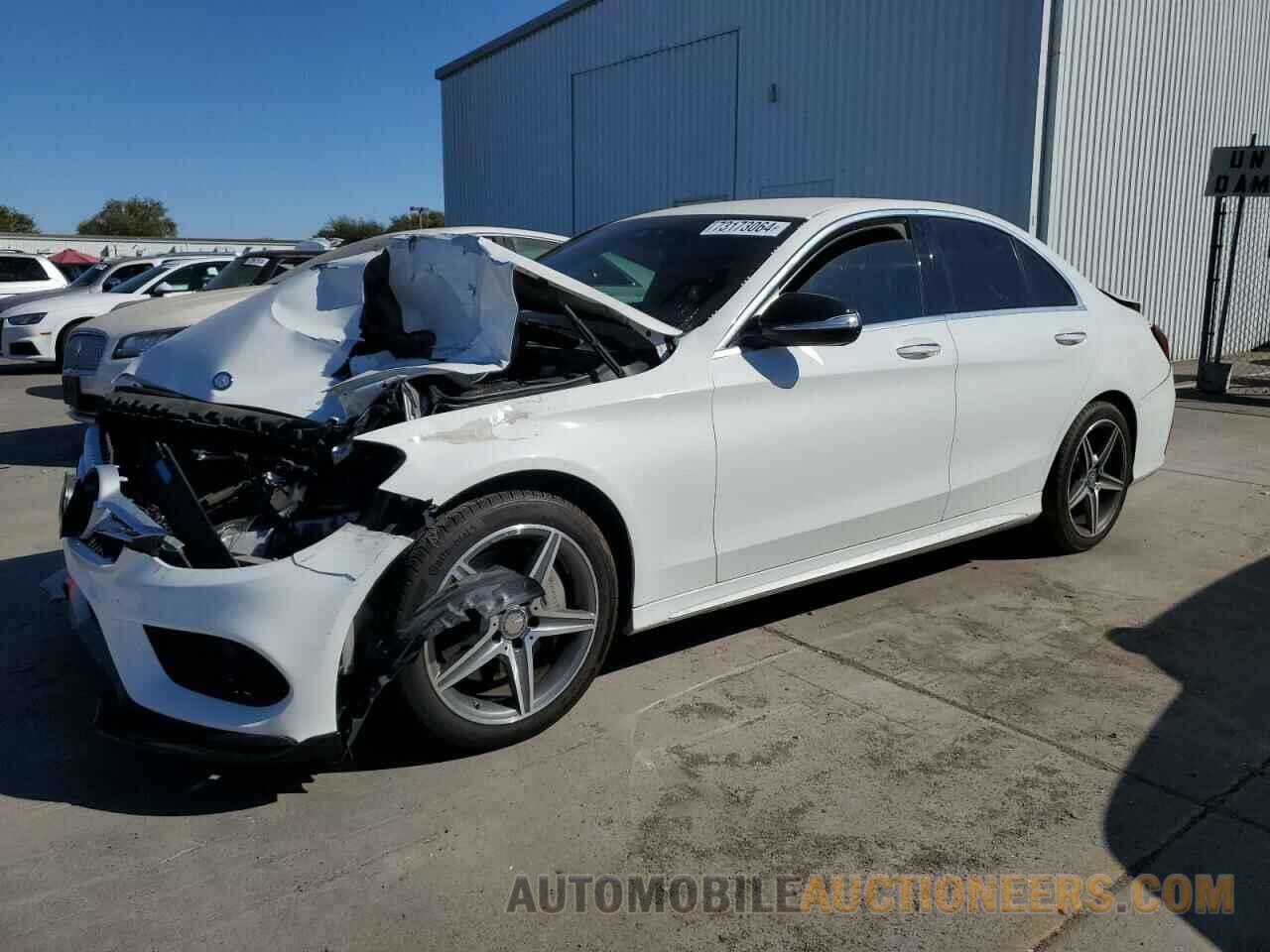 55SWF4KB5FU007727 MERCEDES-BENZ C-CLASS 2015