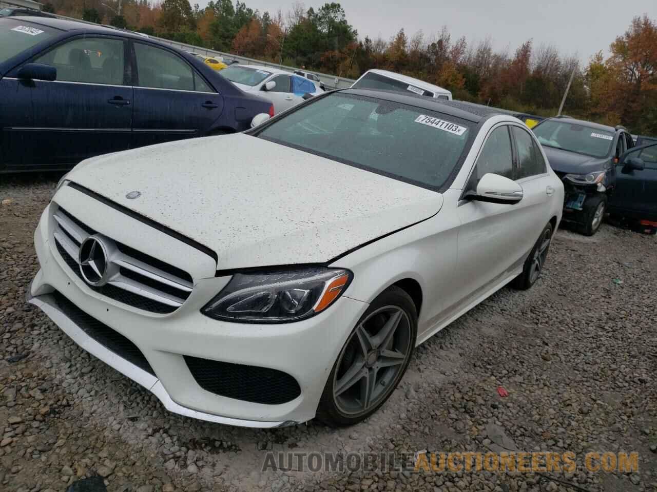 55SWF4KB5FU008182 MERCEDES-BENZ C-CLASS 2015