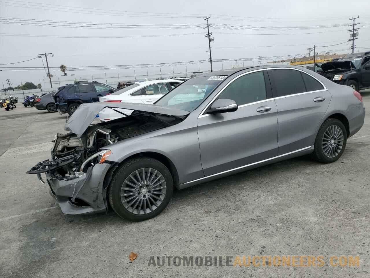 55SWF4KB5FU015889 MERCEDES-BENZ C-CLASS 2015