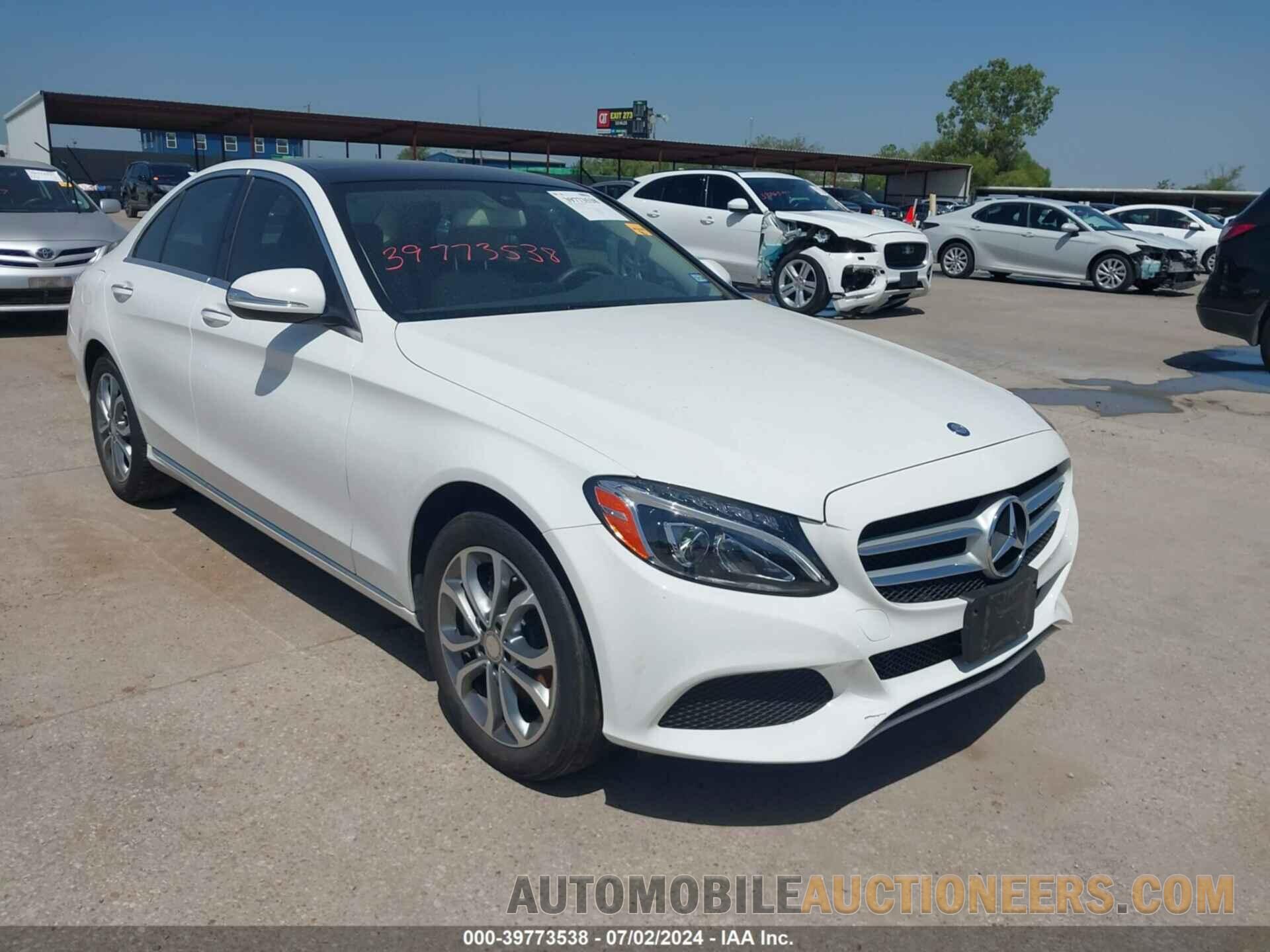 55SWF4KB5FU032529 MERCEDES-BENZ C 300 2015