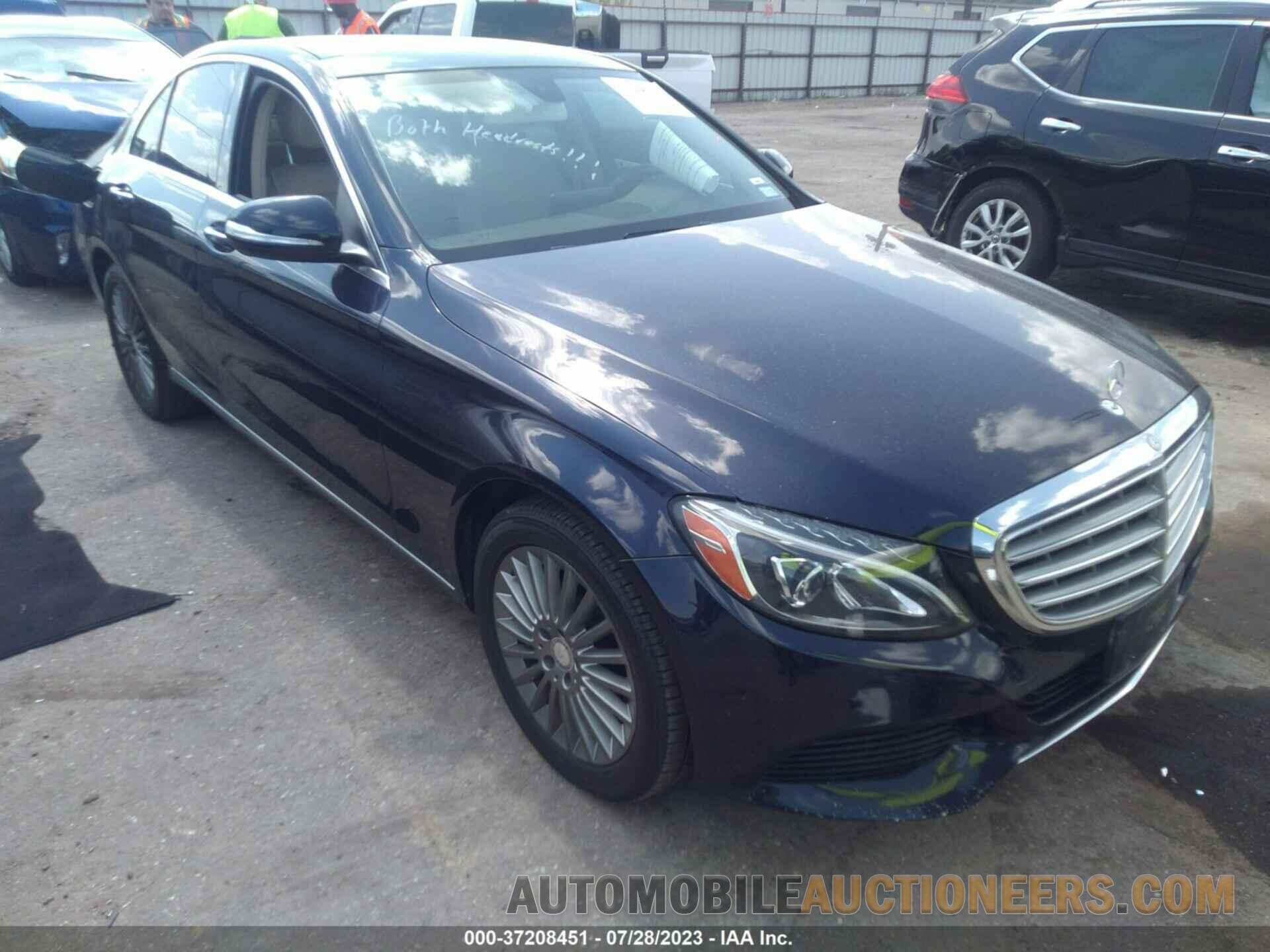 55SWF4KB5FU037858 MERCEDES-BENZ C 2015