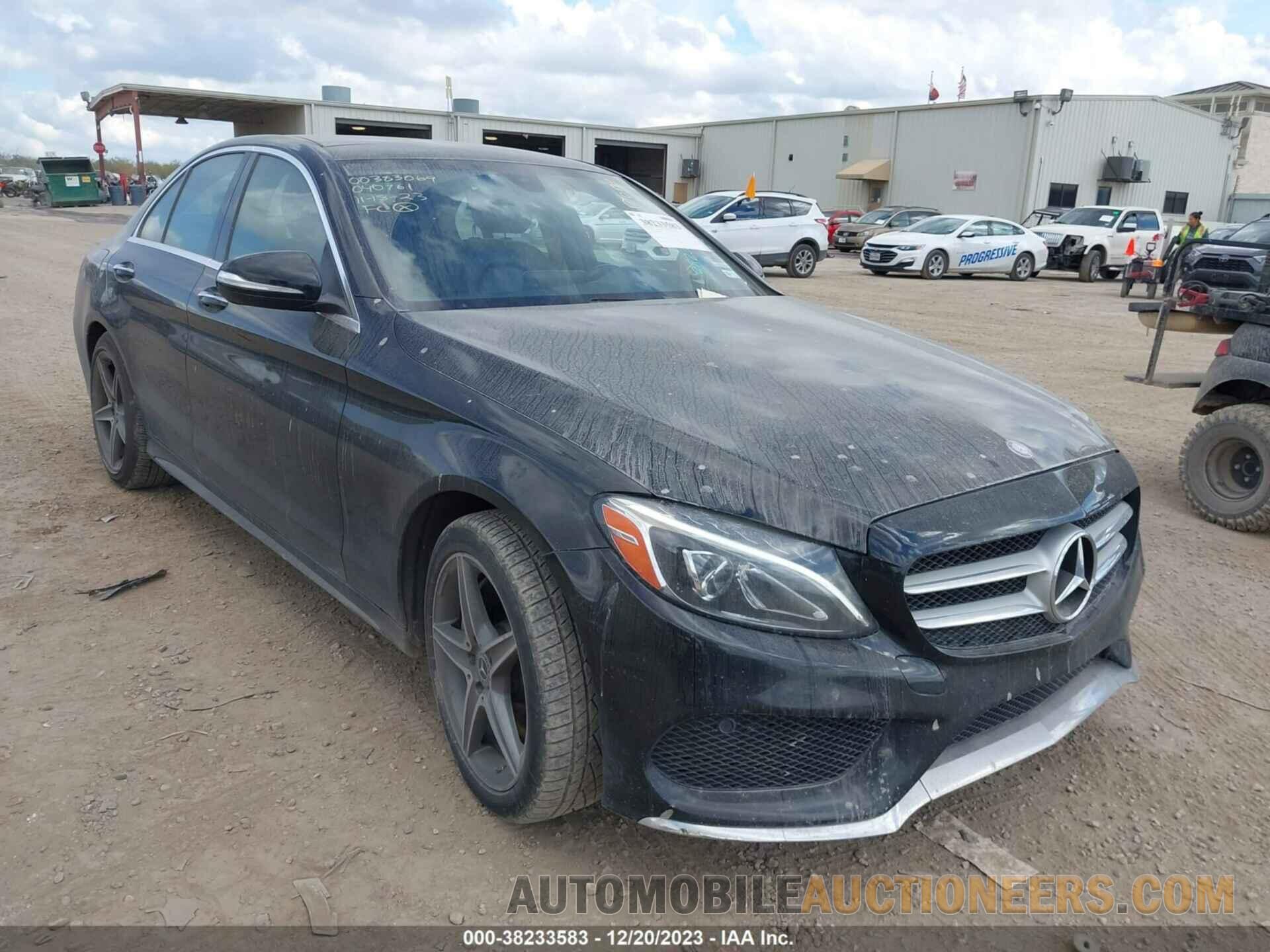 55SWF4KB5FU040761 MERCEDES-BENZ C-CLASS 2015