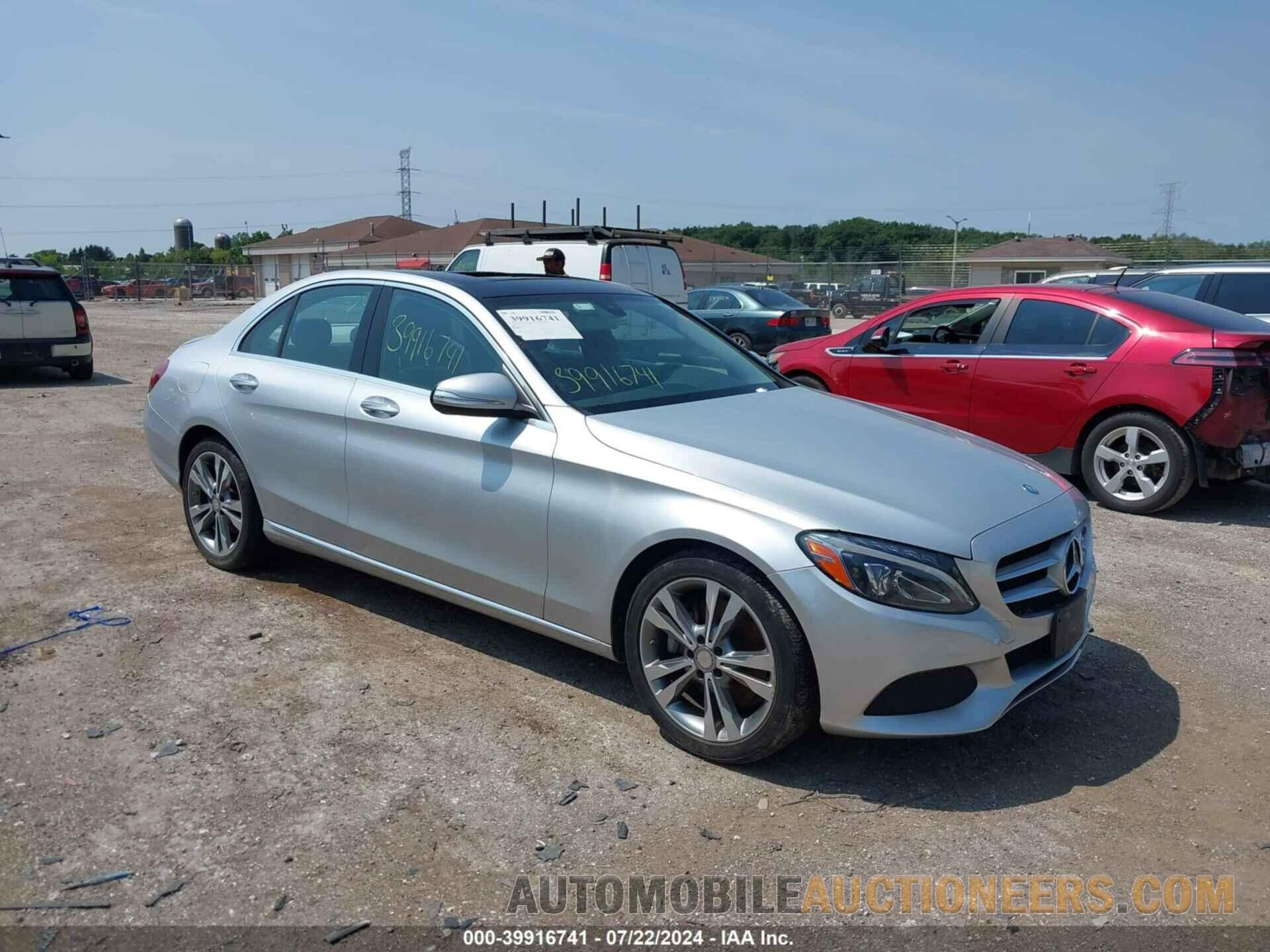 55SWF4KB5FU095484 MERCEDES-BENZ C 300 2015