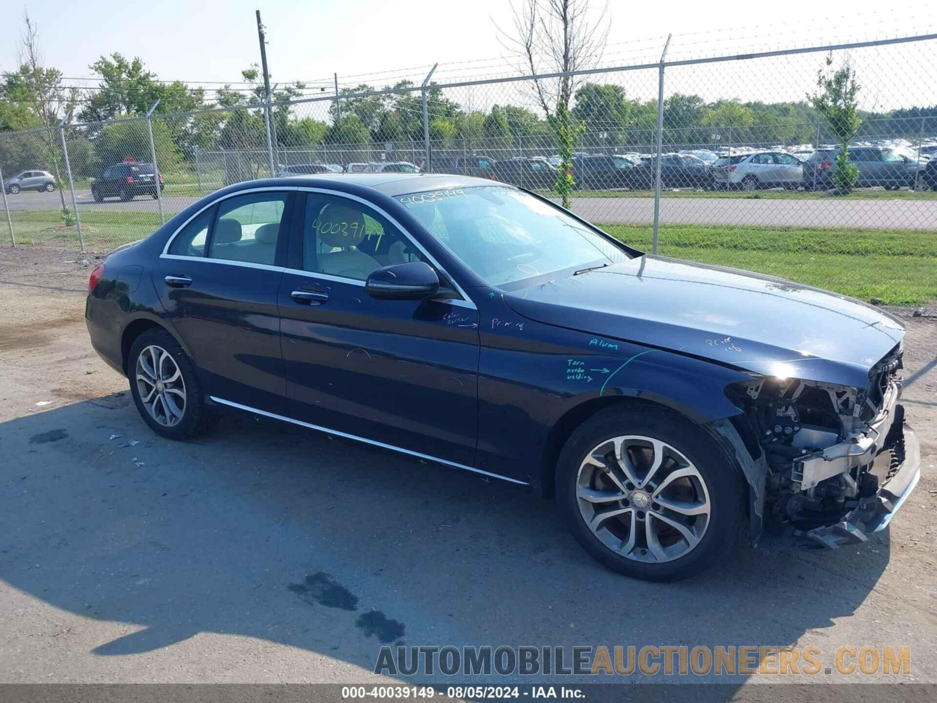 55SWF4KB5GU097916 MERCEDES-BENZ C 300 2016