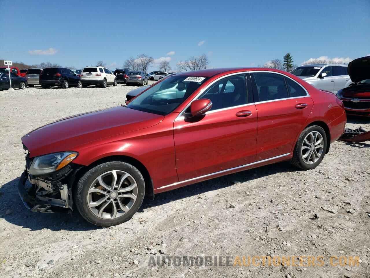 55SWF4KB5GU106825 MERCEDES-BENZ C-CLASS 2016