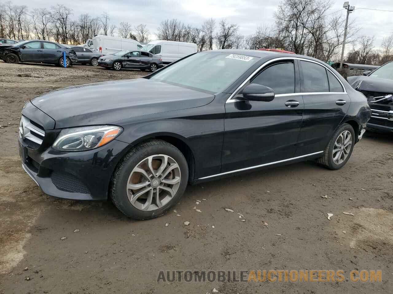 55SWF4KB5GU107599 MERCEDES-BENZ C-CLASS 2016