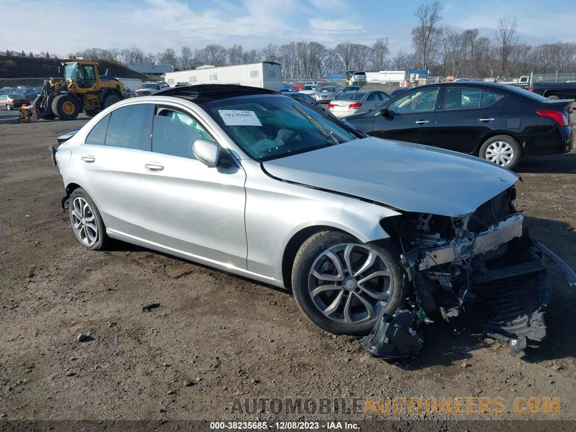 55SWF4KB5GU116979 MERCEDES-BENZ C-CLASS 2016