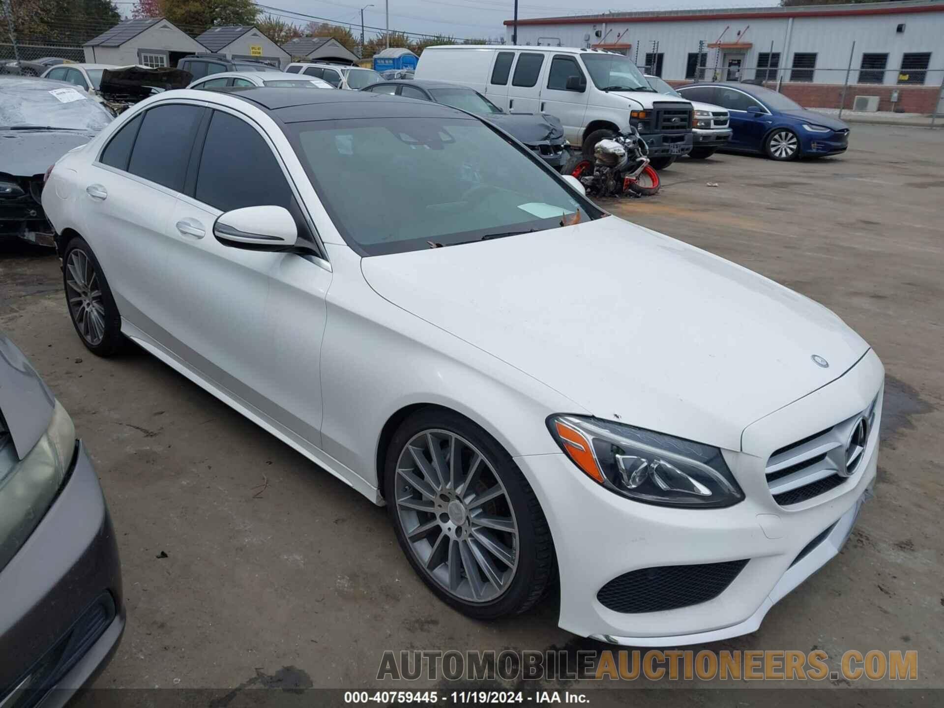 55SWF4KB5GU117999 MERCEDES-BENZ C 300 2016