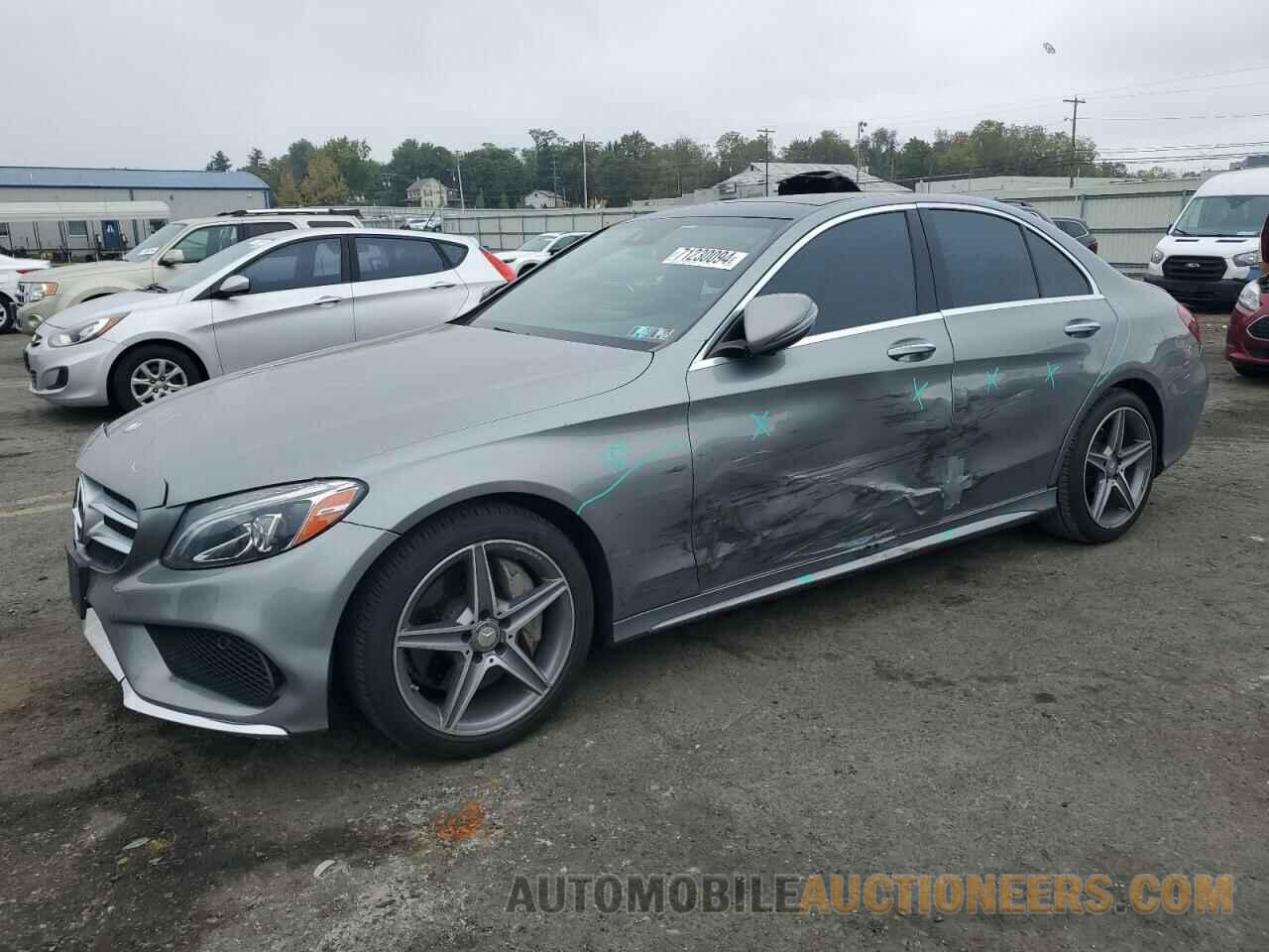 55SWF4KB5GU122376 MERCEDES-BENZ C-CLASS 2016