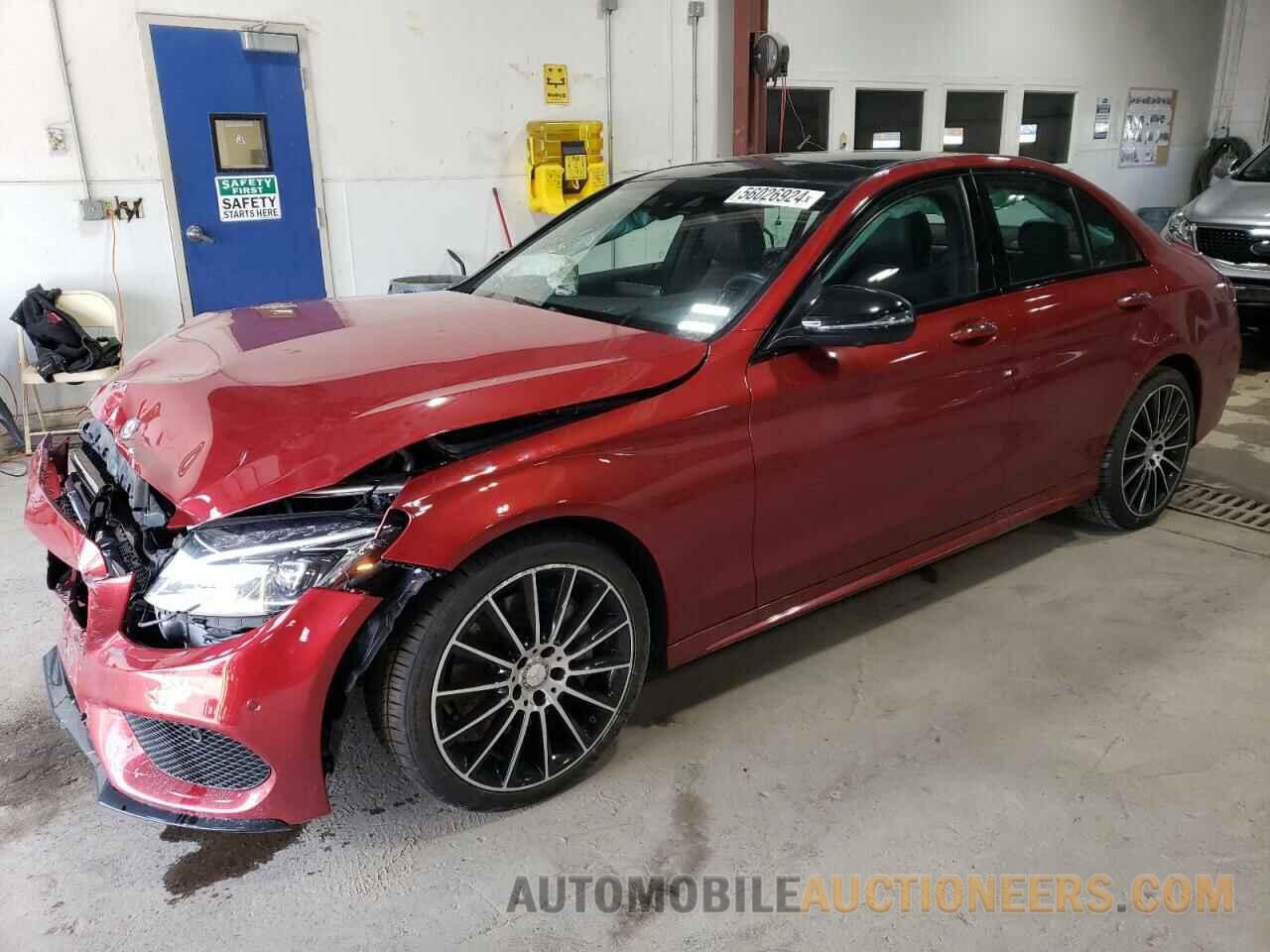 55SWF4KB5GU135984 MERCEDES-BENZ C-CLASS 2016