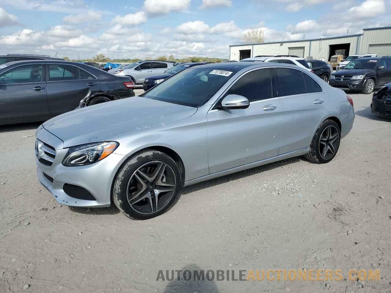 55SWF4KB5GU167074 MERCEDES-BENZ C-CLASS 2016