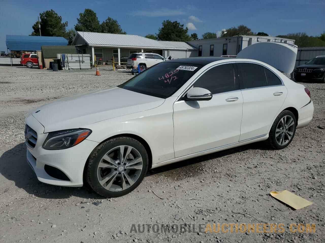 55SWF4KB5GU174820 MERCEDES-BENZ C-CLASS 2016