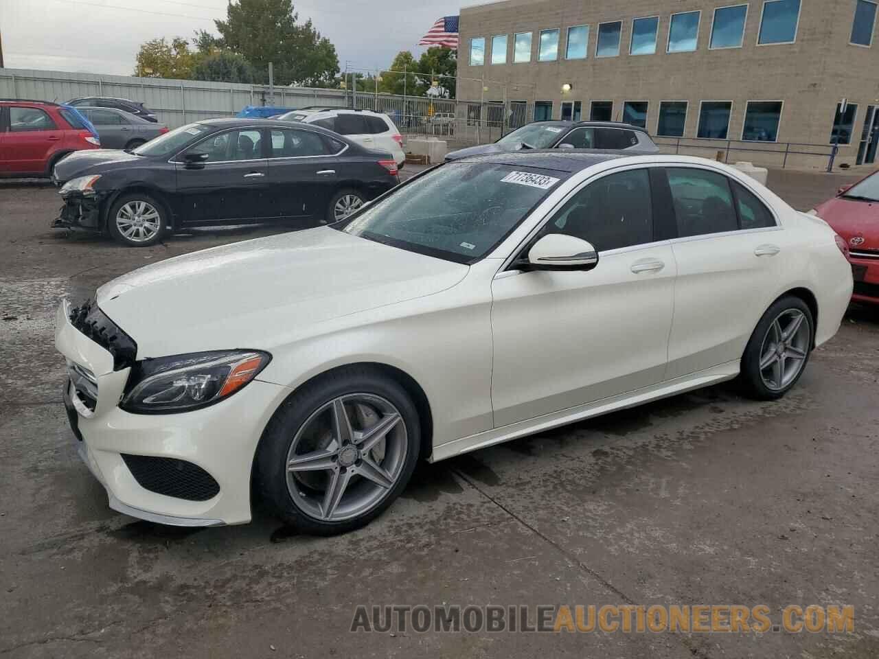 55SWF4KB5GU176180 MERCEDES-BENZ C-CLASS 2016