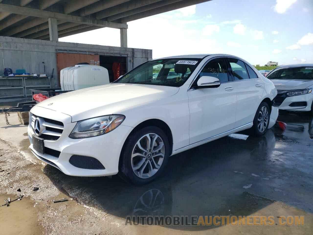 55SWF4KB5JU263858 MERCEDES-BENZ C-CLASS 2018