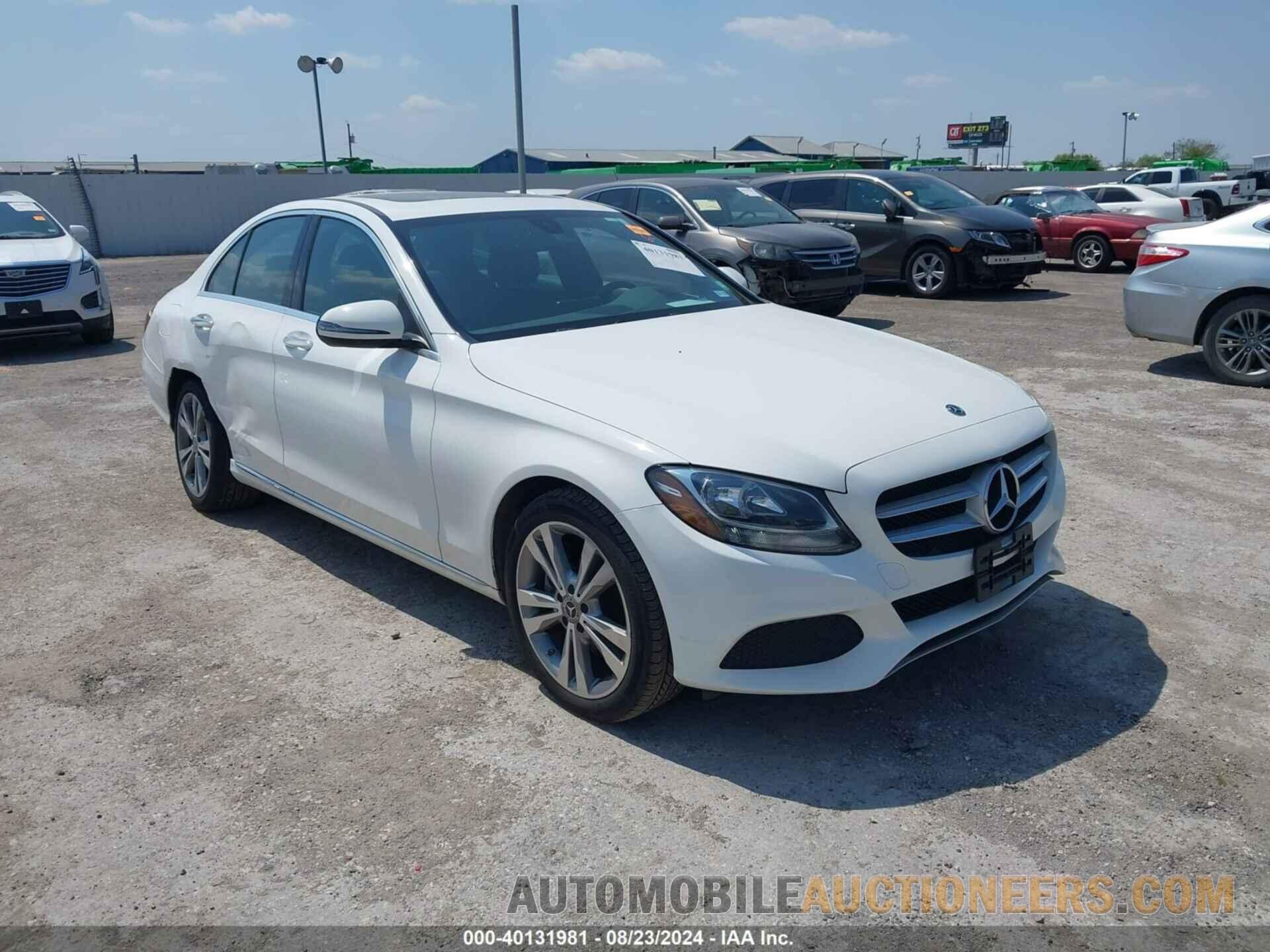 55SWF4KB5JU274925 MERCEDES-BENZ C 300 2018