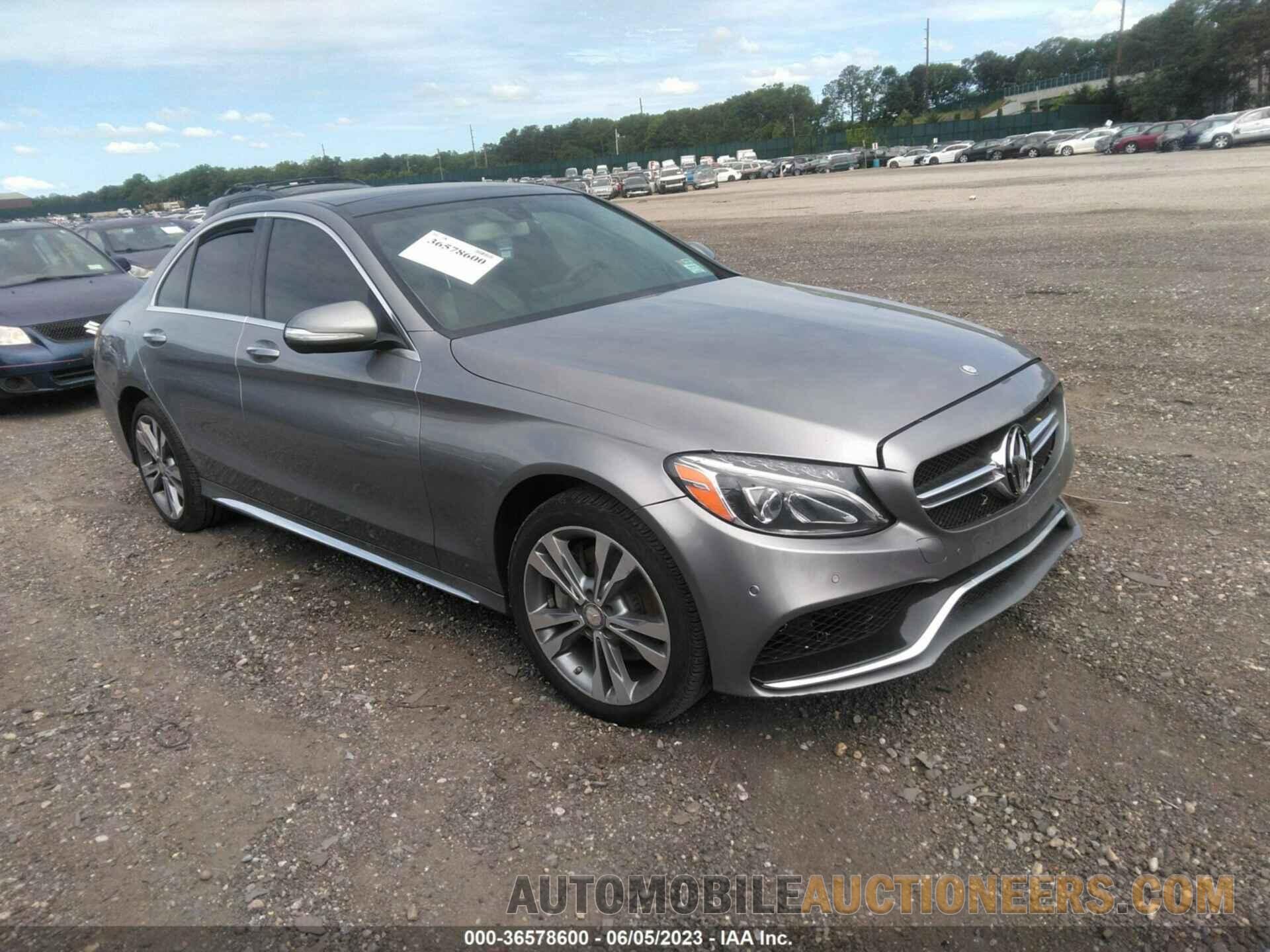 55SWF4KB6FU001936 MERCEDES-BENZ C-CLASS 2015