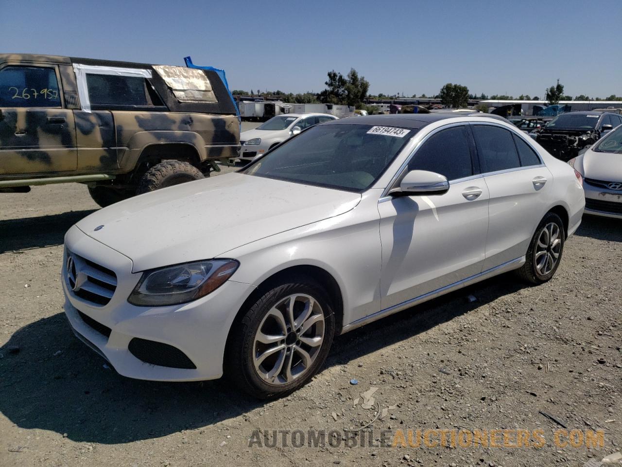 55SWF4KB6FU011897 MERCEDES-BENZ C-CLASS 2015