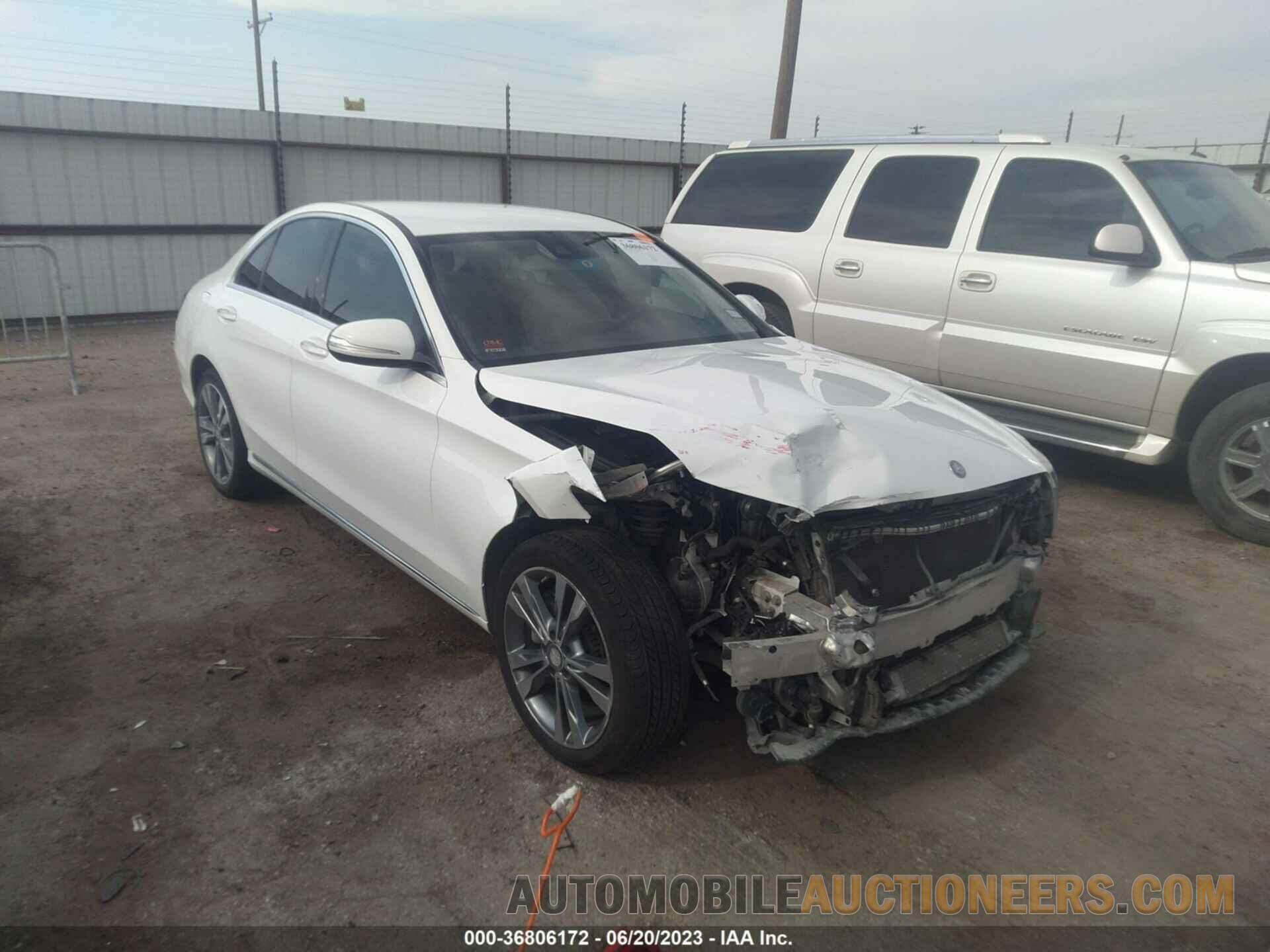 55SWF4KB6FU013083 MERCEDES-BENZ C-CLASS 2015