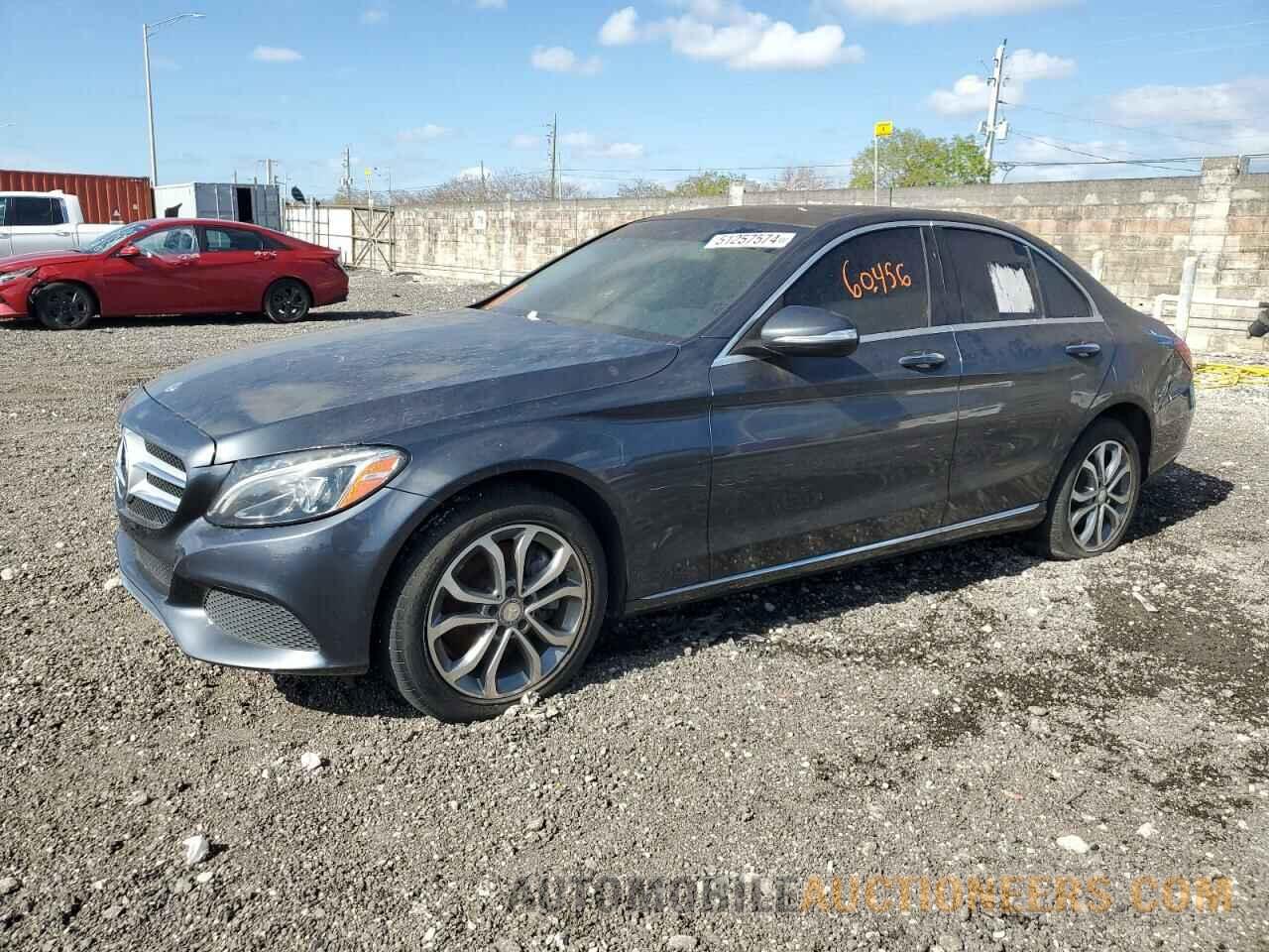 55SWF4KB6FU013276 MERCEDES-BENZ C-CLASS 2015