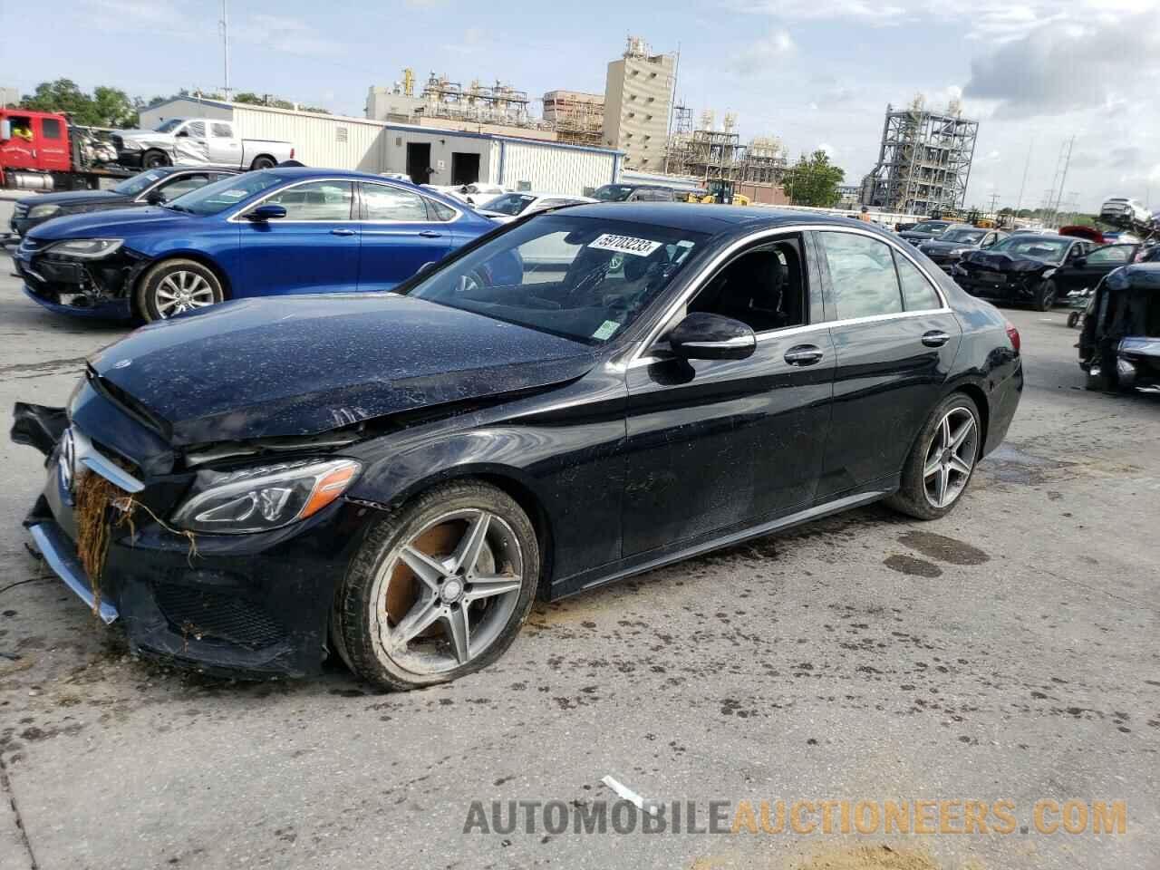 55SWF4KB6FU013665 MERCEDES-BENZ C-CLASS 2015