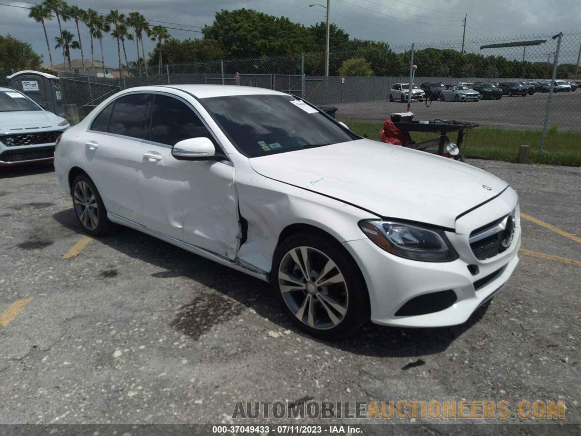 55SWF4KB6FU019448 MERCEDES-BENZ C-CLASS 2015