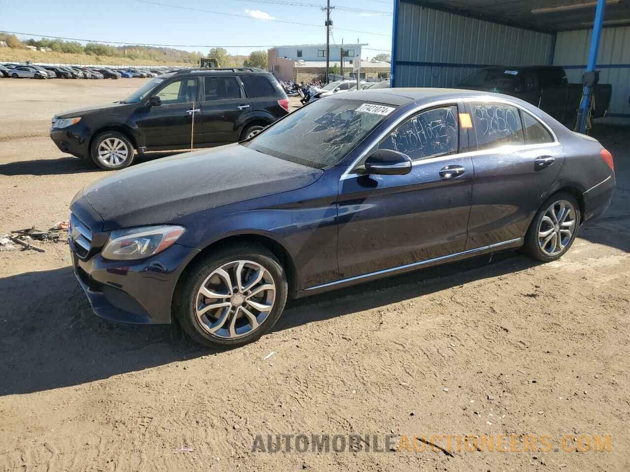 55SWF4KB6FU026206 MERCEDES-BENZ C-CLASS 2015